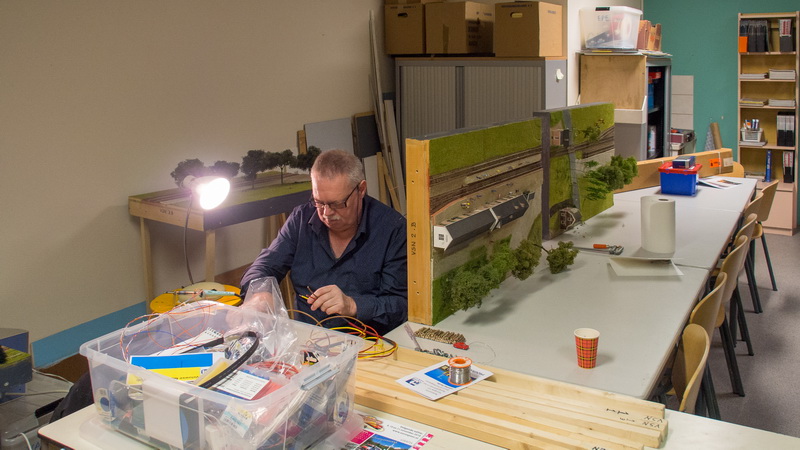 Nieuwe bedrading station Vaassen (analoog en digitaal)
