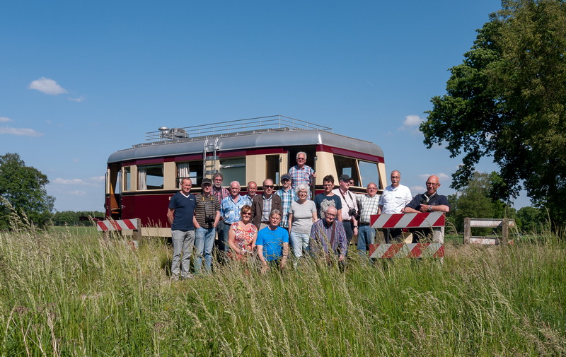 De deelnemers aan de VMC-clubreis.
